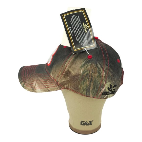 Chase Authentics Team Realtree Dale Jr 8 NASCAR Camo Strapback Cap Hat Trucker - Picture 9 of 13